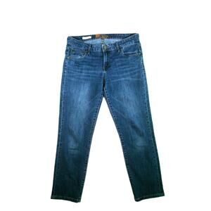 Kut from the kloth katy straight leg ankle denim jeans womens size 6 dark wash